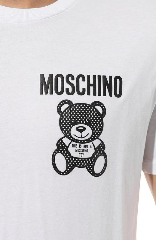 Хлопковая футболка Moschino 5