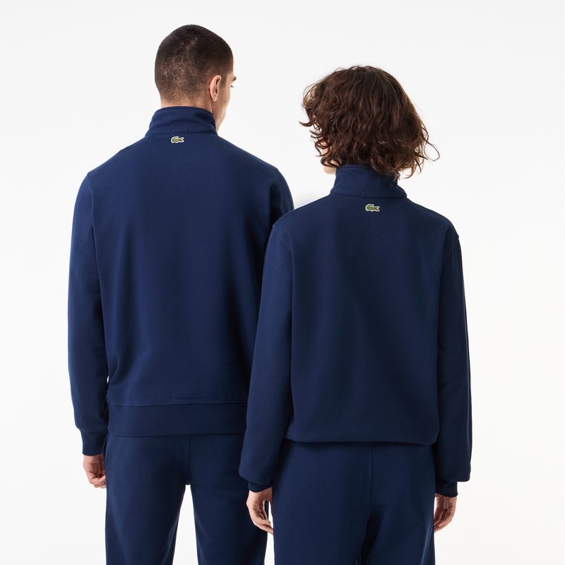 Свитшот Lacoste унисекс с застежкой-молнией с высоким воротом 2