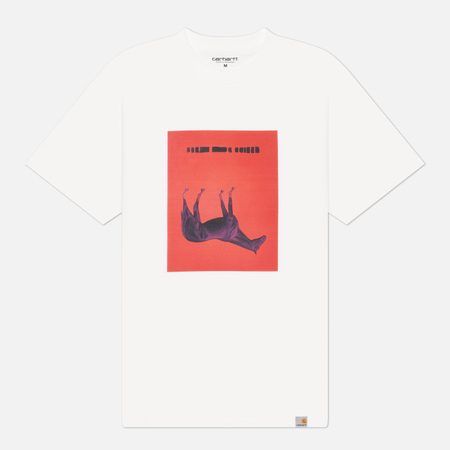 Мужская футболка Carhartt WIP Sean Hamilton 02, цвет белый
