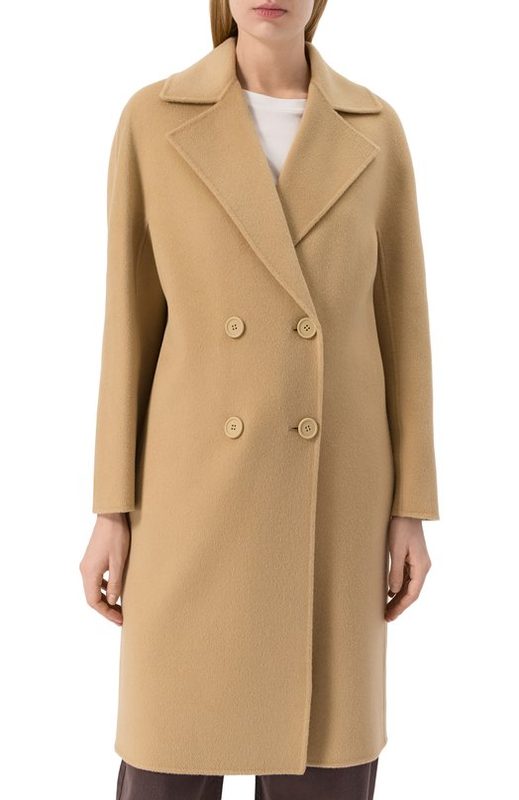 Пальто из кашемира и шерсти Max Mara Studio 3