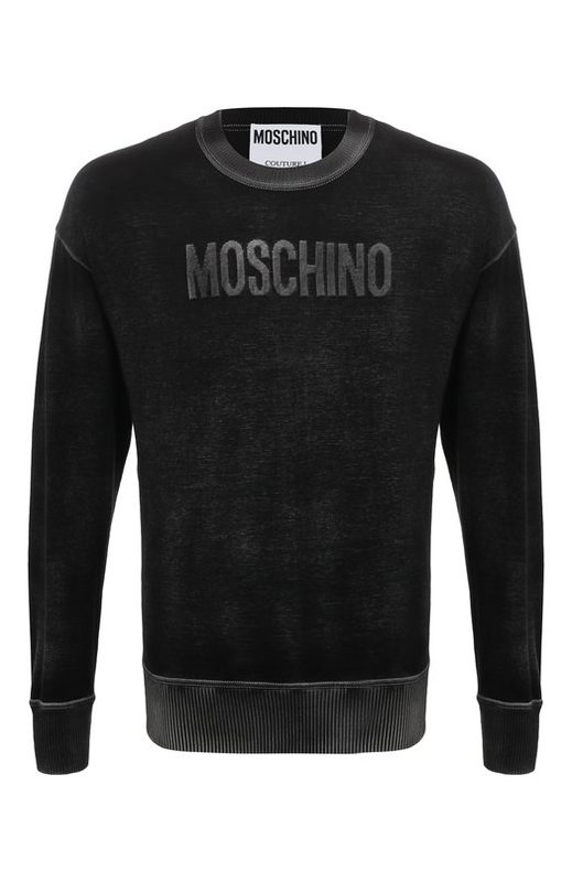 Хлопковый джемпер Moschino