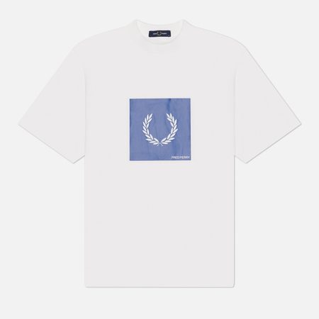 Мужская футболка Fred Perry Box Graphic, цвет белый