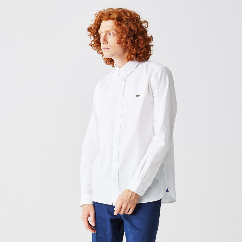 Мужская рубашка Lacoste приталенного кроя