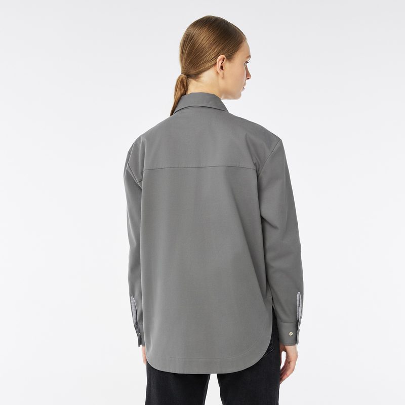Женская рубашка Lacoste из смеси хлопка 2