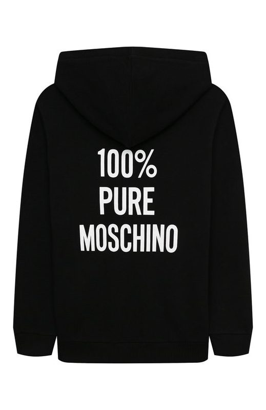 Хлопковое худи Moschino 2