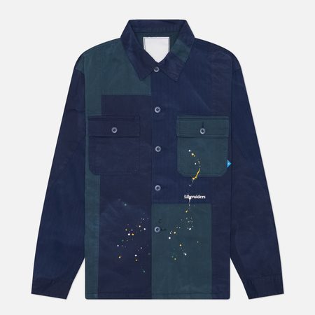 Мужская рубашка Liberaiders Patchwork BDU, цвет синий
