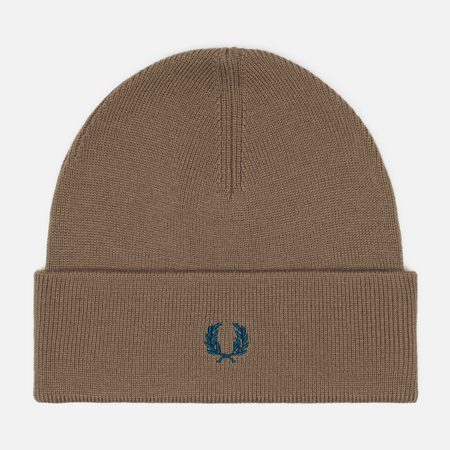 Шапка Fred Perry Classic, цвет коричневый