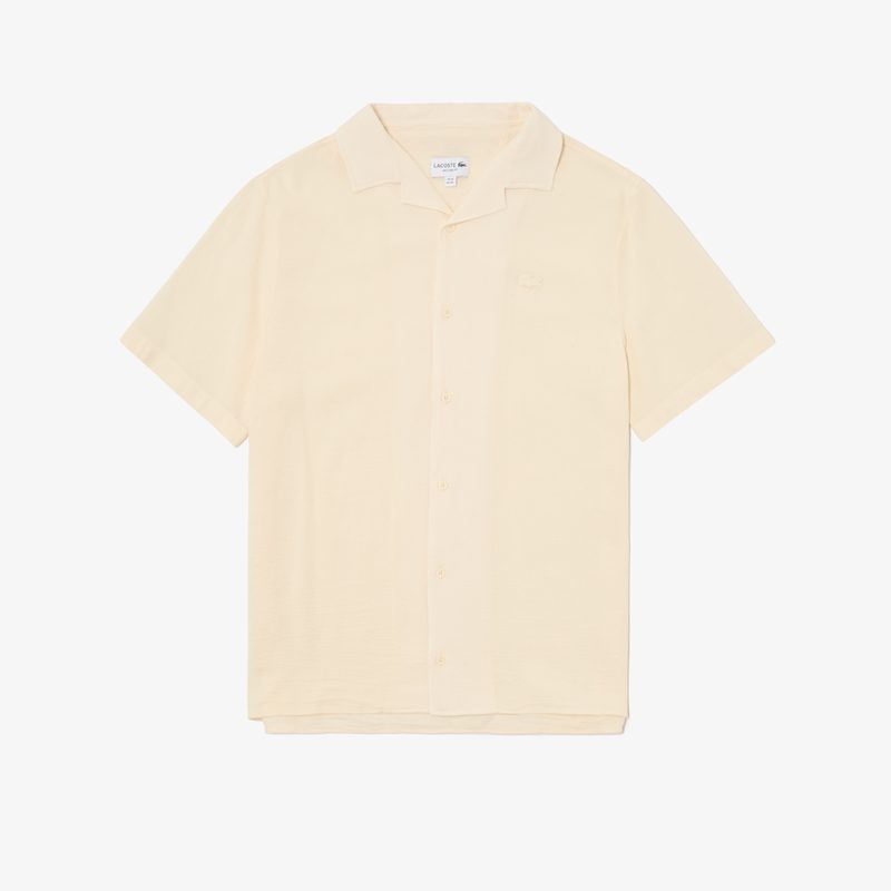 Мужская хлопковая рубашка Lacoste свободного кроя 5