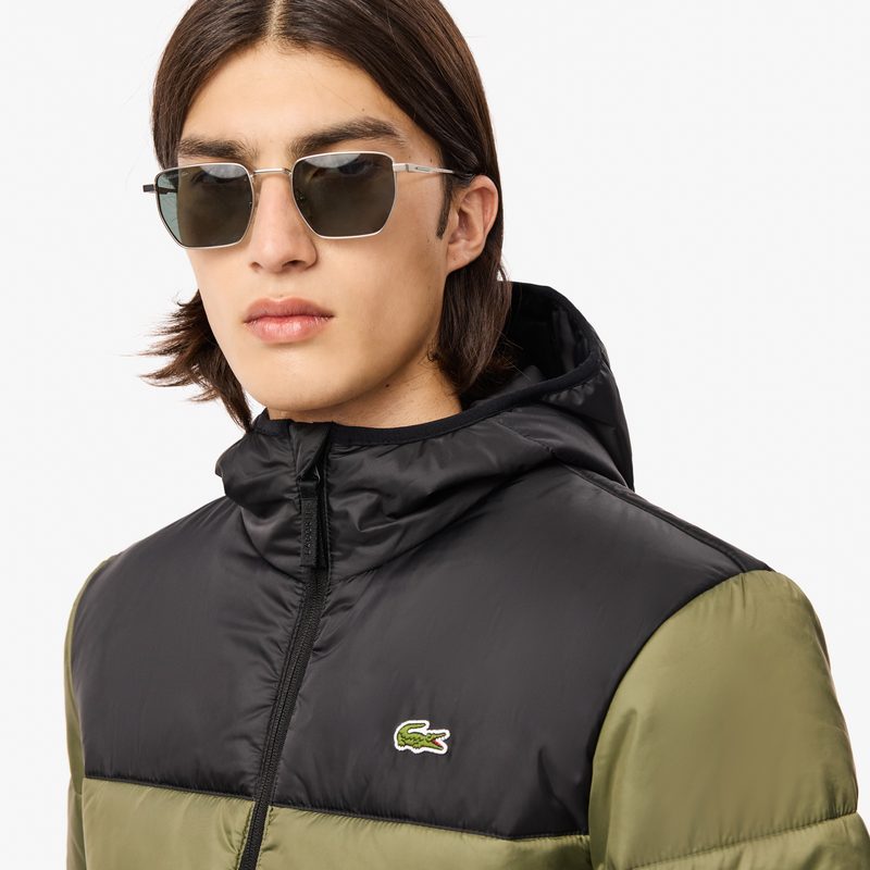 Мужская водоотталкивающая стеганая куртка-пуховик Lacoste 3