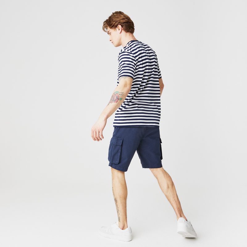 Мужские шорты Lacoste свободной посадки из смеси льна 2