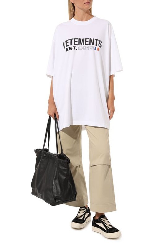 Хлопковая футболка VETEMENTS 2