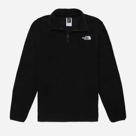 Женская флисовая куртка The North Face Glacier Fleece 1/4 Zip, цвет чёрный