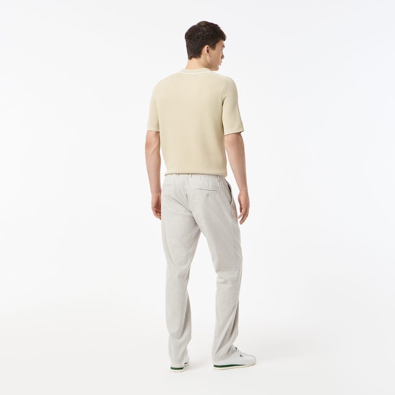 Мужские брюки Lacoste из льна и эластичного хлопка 2