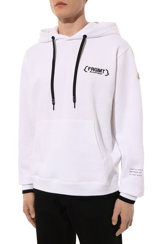 Хлопковое худи Moncler Genius x Fragment FRGMT Moncler Genius 3