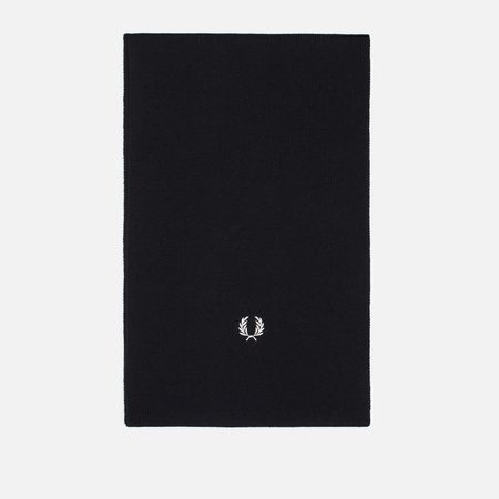 Шарф Fred Perry Classic Merino Wool, цвет чёрный
