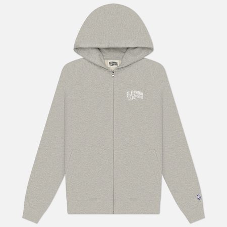 Мужская толстовка Billionaire Boys Club Small Arch Logo Zip Through Hoodie, цвет серый