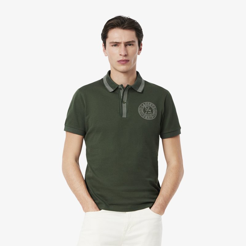 Мужское поло Lacoste из органического хлопка