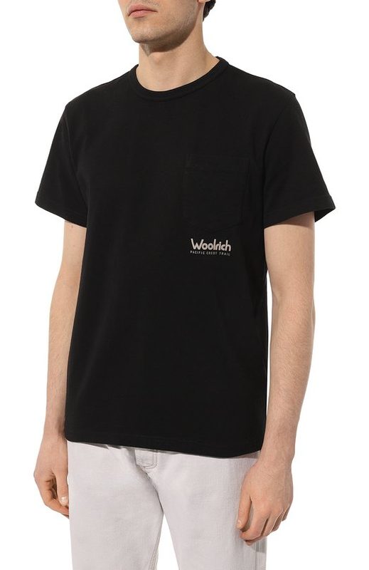 Хлопковая футболка Woolrich 3