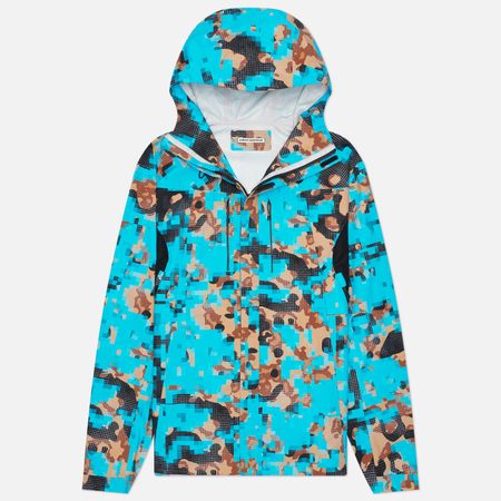 Мужская куртка ветровка uniform experiment Camouflage 3-Layer Mountain, цвет голубой