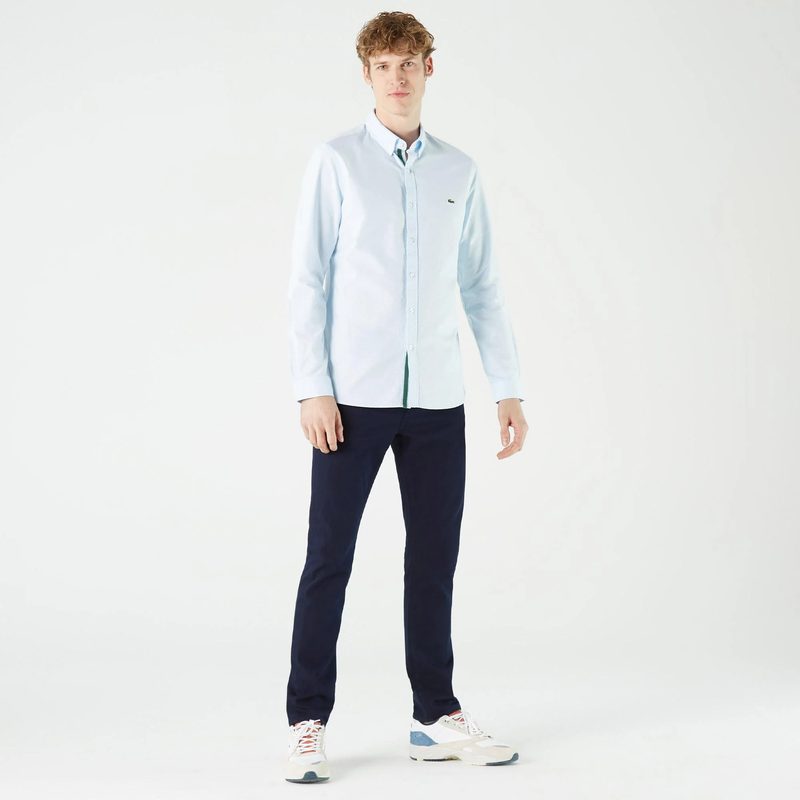 Мужская рубашка Lacoste приталенного кроя 4