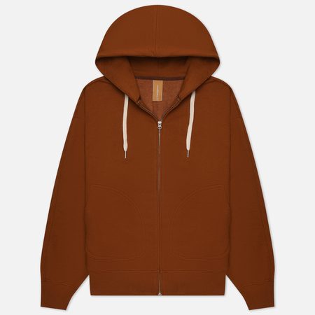 Мужская толстовка FrizmWORKS OG Heavyweight Hoodie Zip Up Parka, цвет оранжевый