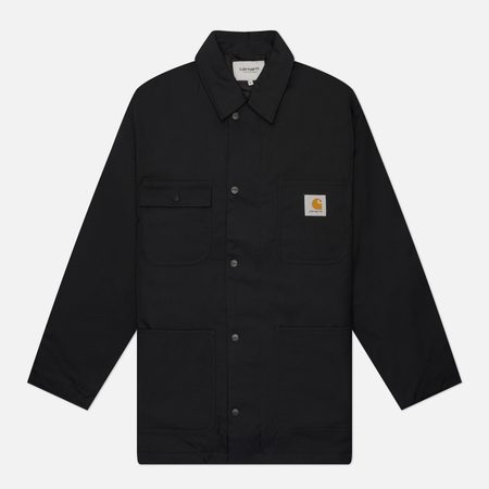 Мужская демисезонная куртка Carhartt WIP Leroy Chore, цвет чёрный
