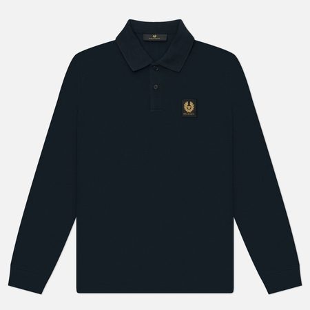 Мужской лонгслив Belstaff Polo, цвет синий