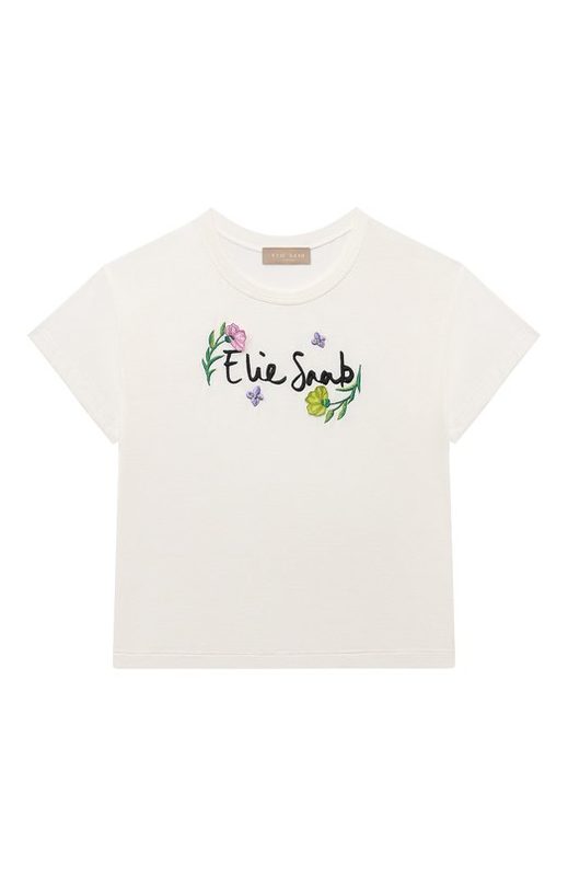 Футболка из вискозы Elie Saab junior