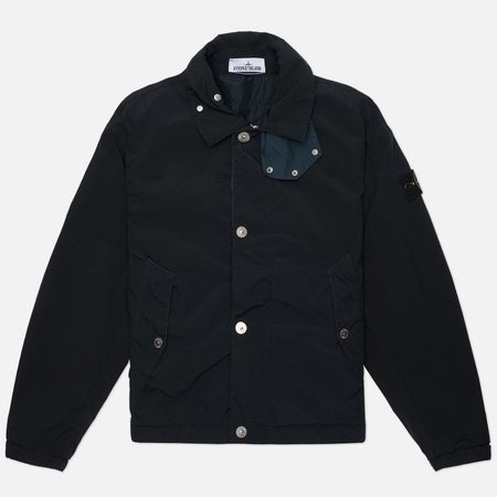 Мужская демисезонная куртка Stone Island Light Compact Touch Poly-TC, цвет синий