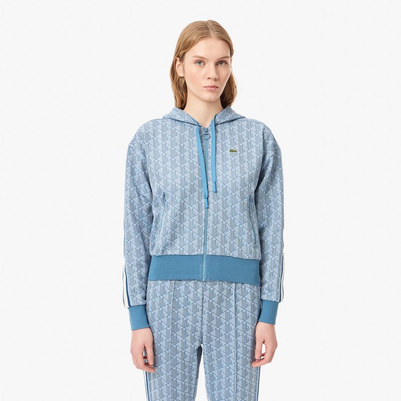 Женская жаккардовая толстовка Lacoste 5