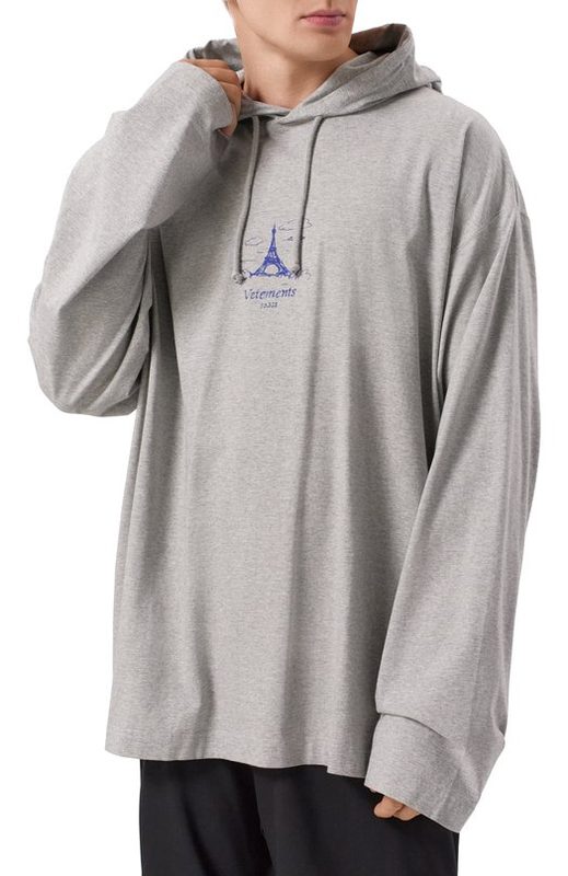 Хлопковое худи VETEMENTS 3