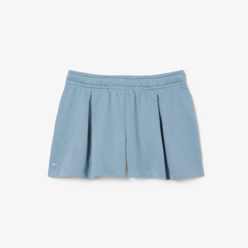 Женские плиссированные флисовые шорты Lacoste 5