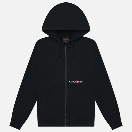 Мужская толстовка Jordan x Awake NY Full-Zip Fleece Hoodie, цвет чёрный