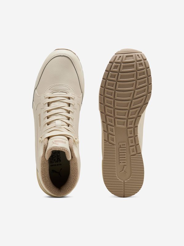Кроссовки утепленные женские PUMA St Runner V4 Mid, Бежевый 4