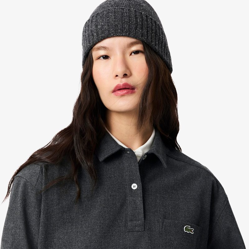 Женская рубашка Lacoste оверсайз 3