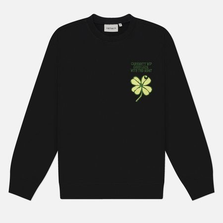 Мужская толстовка Carhartt WIP Clover, цвет чёрный