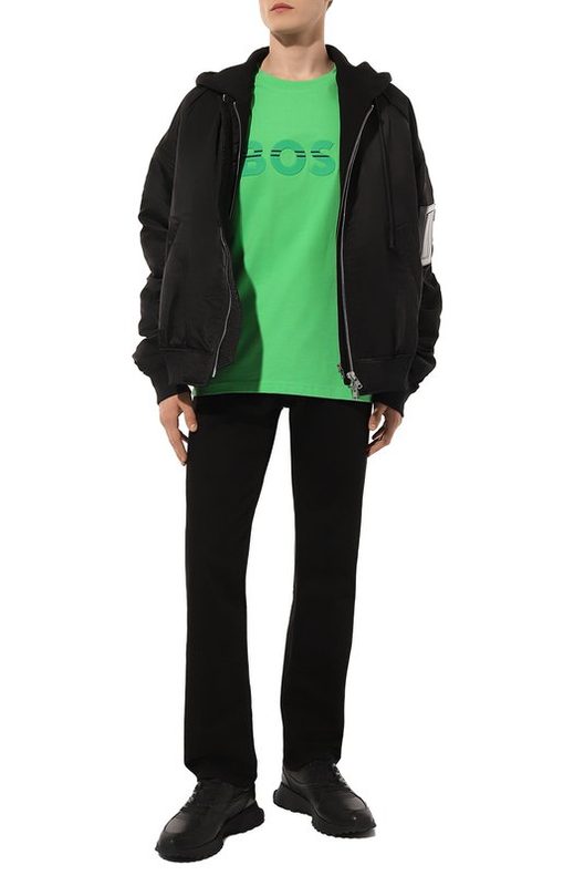 Хлопковая футболка BOSS Green 2