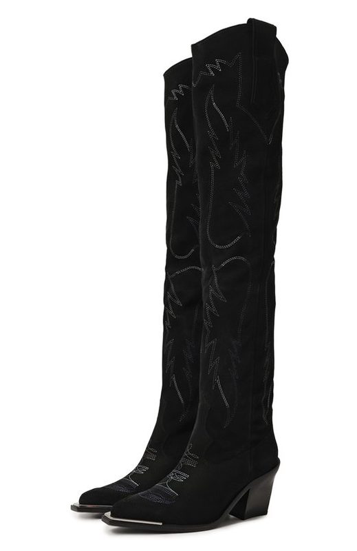 Замшевые сапоги Zadig and Voltaire