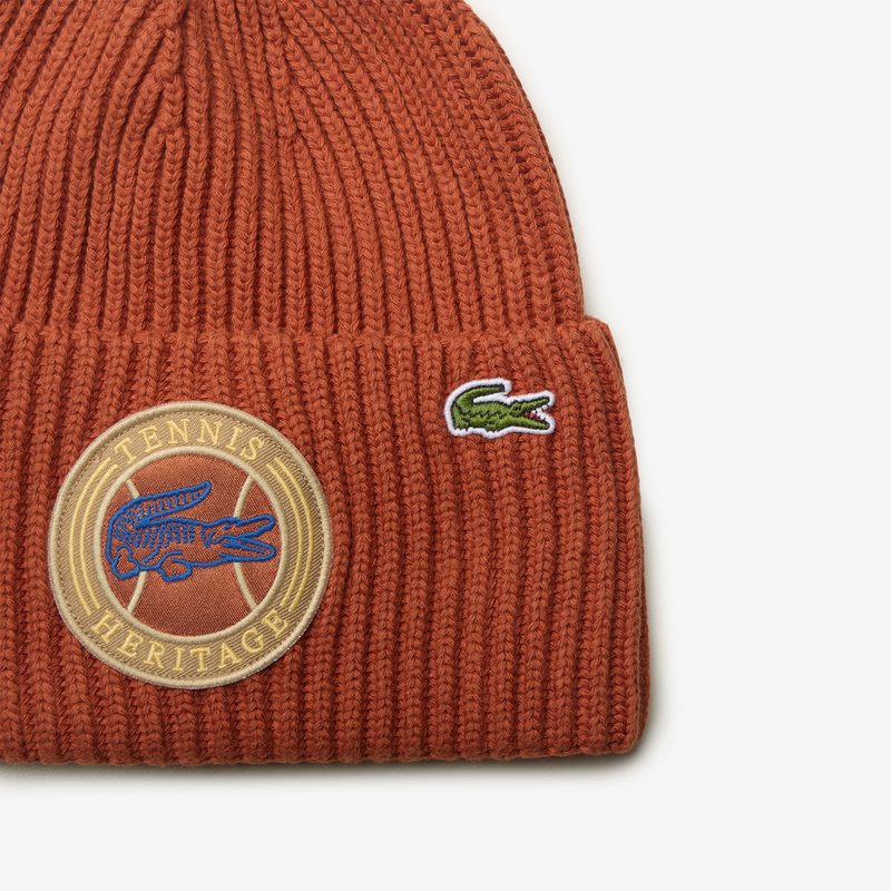 Вязаная шапка Lacoste 2