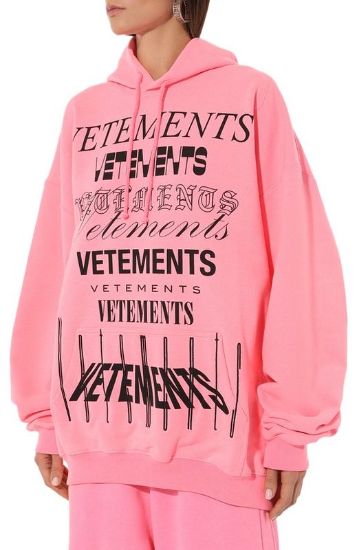 Хлопковое худи VETEMENTS 3