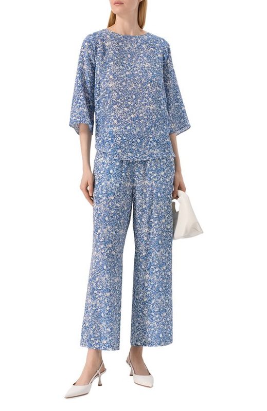 Шелковые брюки Weekend Max Mara 2