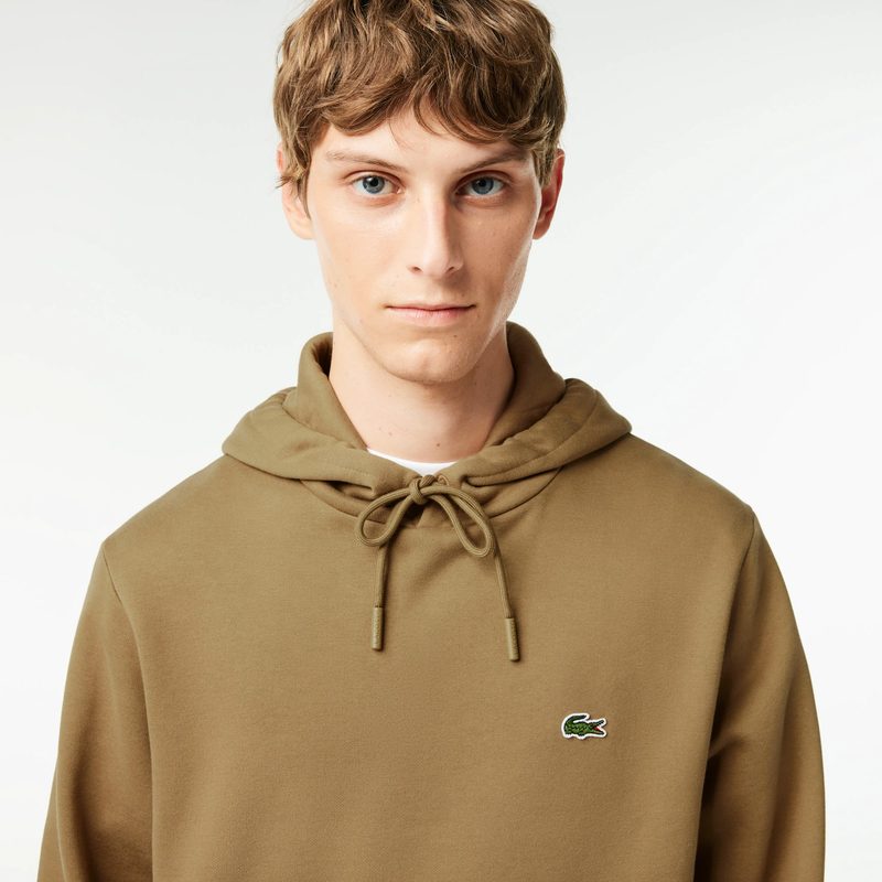 Мужское худи Lacoste классического кроя с флисом 5