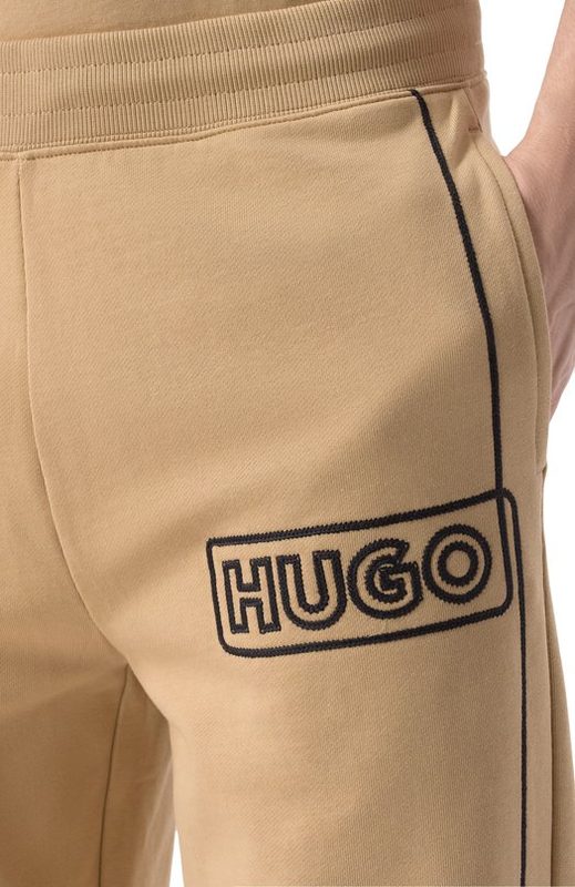 Хлопковые джоггеры HUGO Blue 5