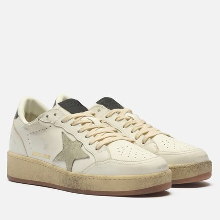 Мужские кроссовки Golden Goose Ball Star 2 Suede Star, цвет белый