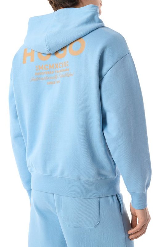 Хлопковое худи HUGO Blue 4