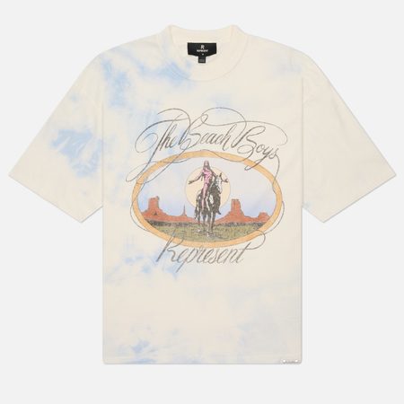 Мужская футболка REPRESENT Beach Boys Script, цвет голубой