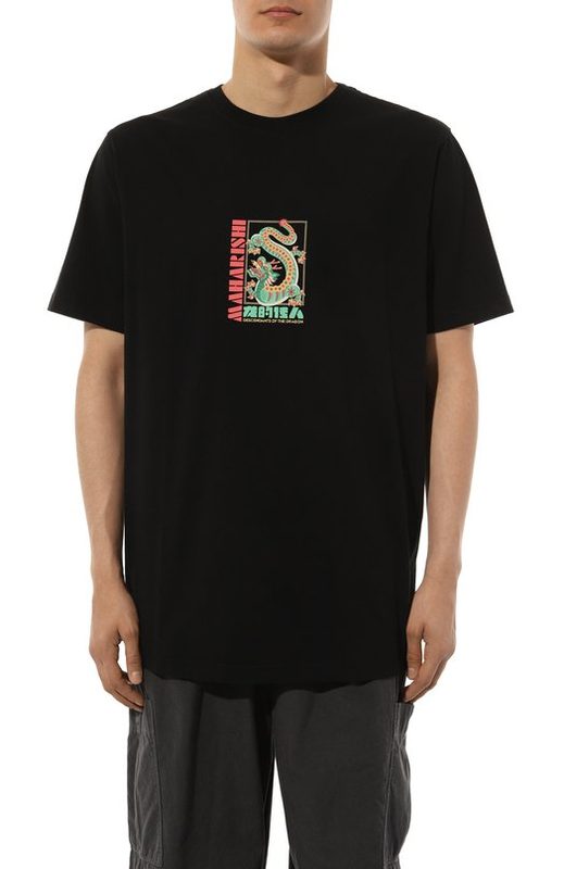 Хлопковая футболка Maharishi 3