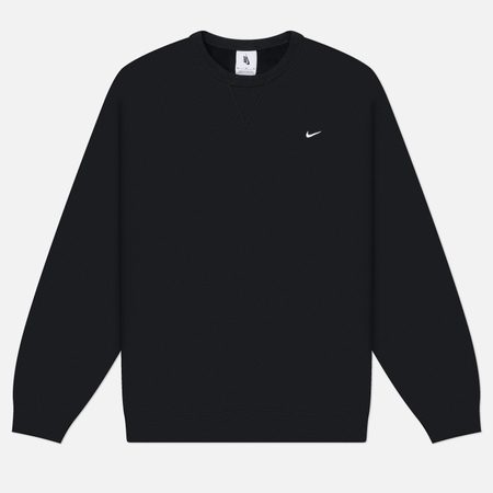 Мужская толстовка Nike Solo Swoosh Crew, цвет чёрный
