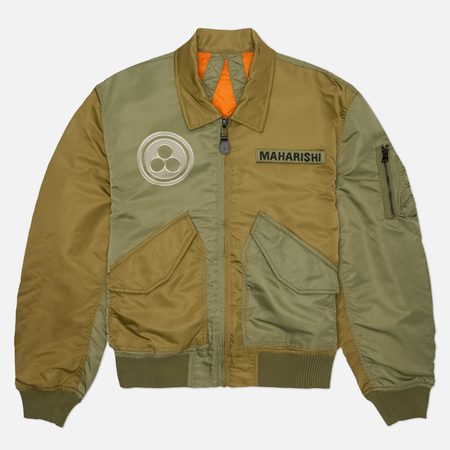 Мужская демисезонная куртка maharishi Maha Peace Rally MA2, цвет оливковый