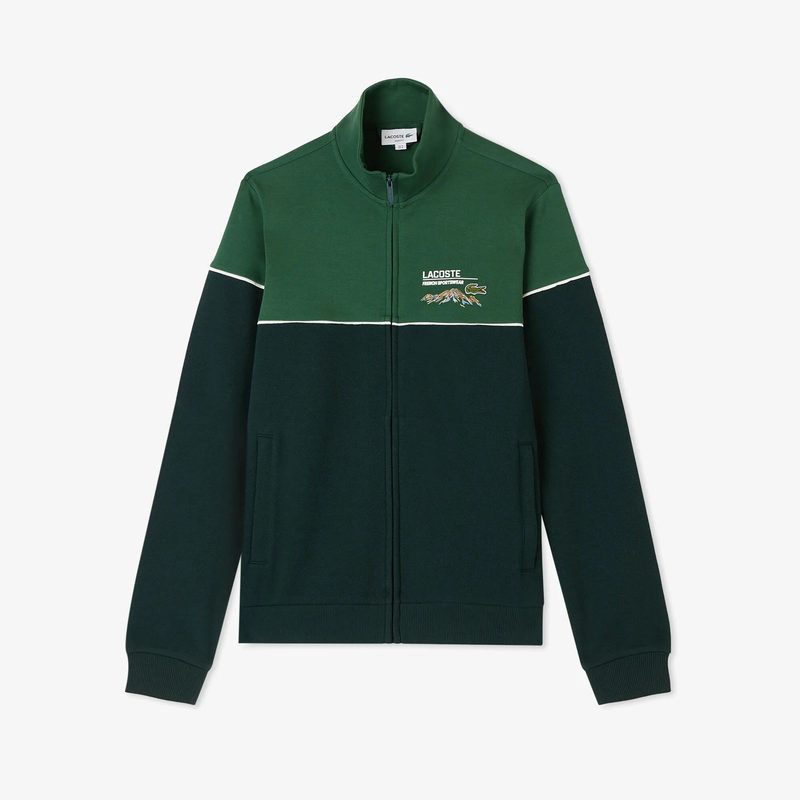 Мужской хлопковый свитшот Lacoste приталенного кроя 5